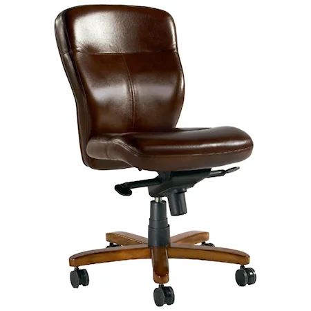 Armless Executive Swivel Tilt Chair